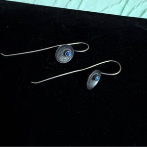 Chic Sterling Silver Earrings with Opals